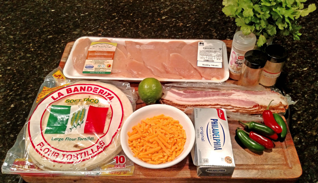ingredients to make taquitos