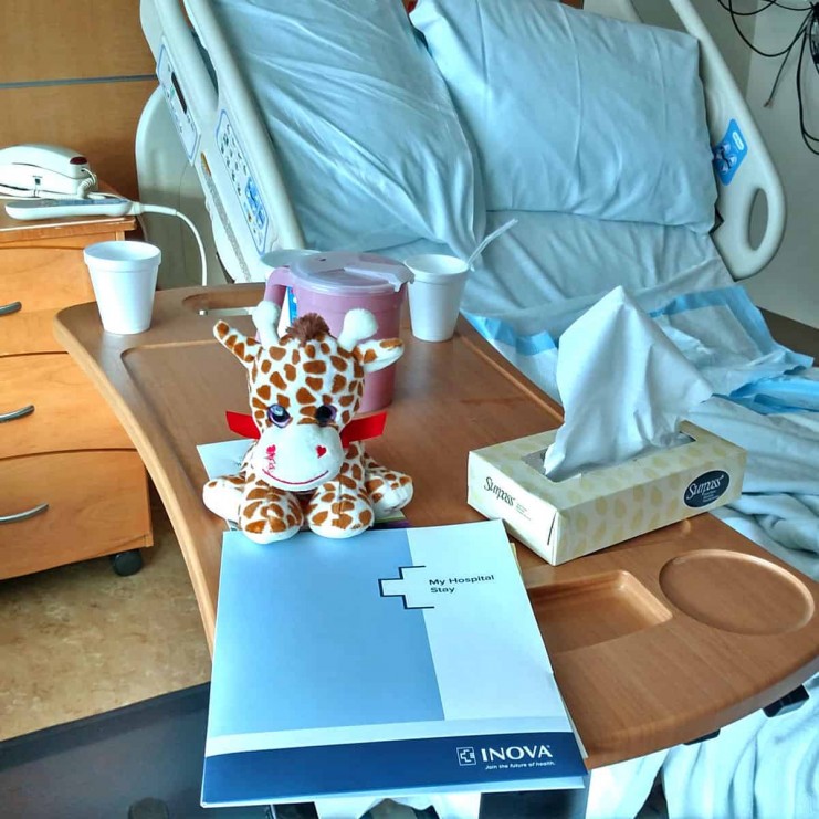 empty hospital bed