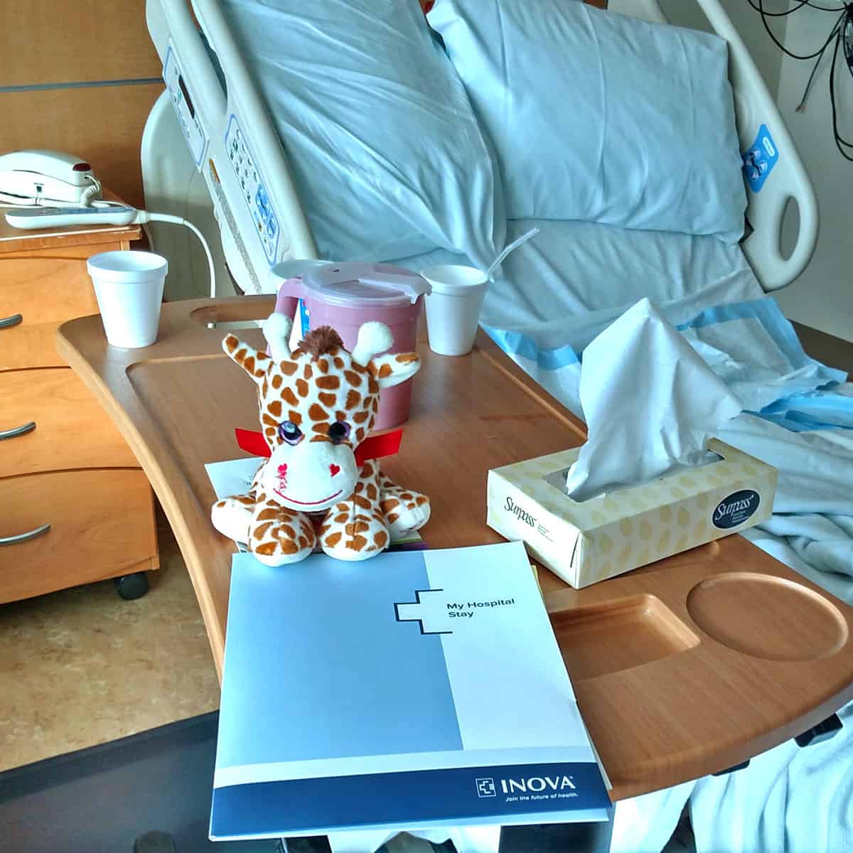 empty hospital bed
