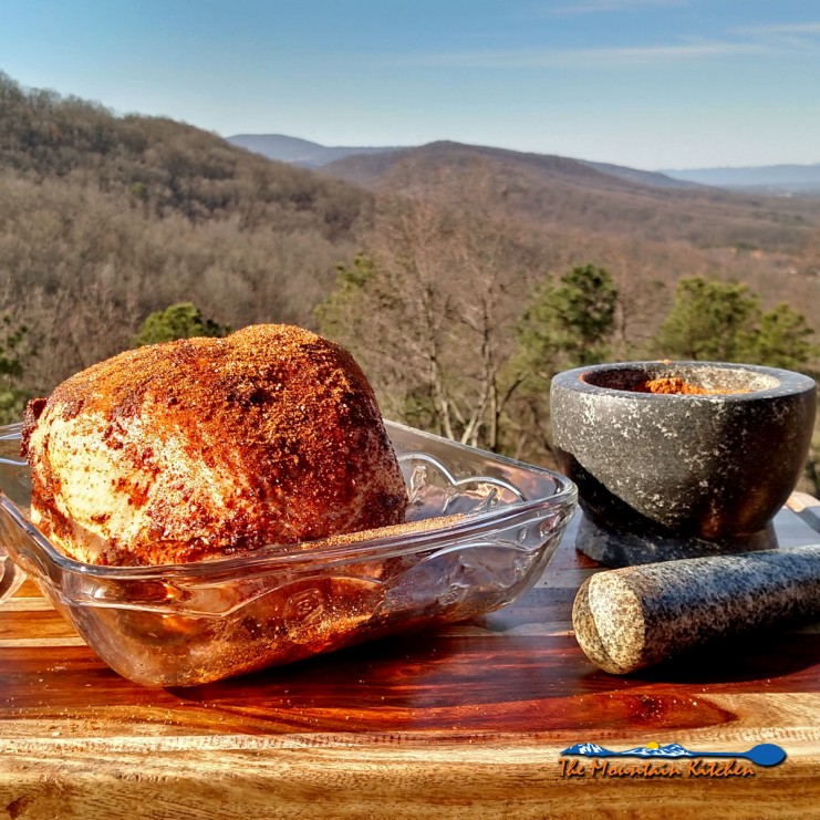 applewood smoked turkey breast with rub