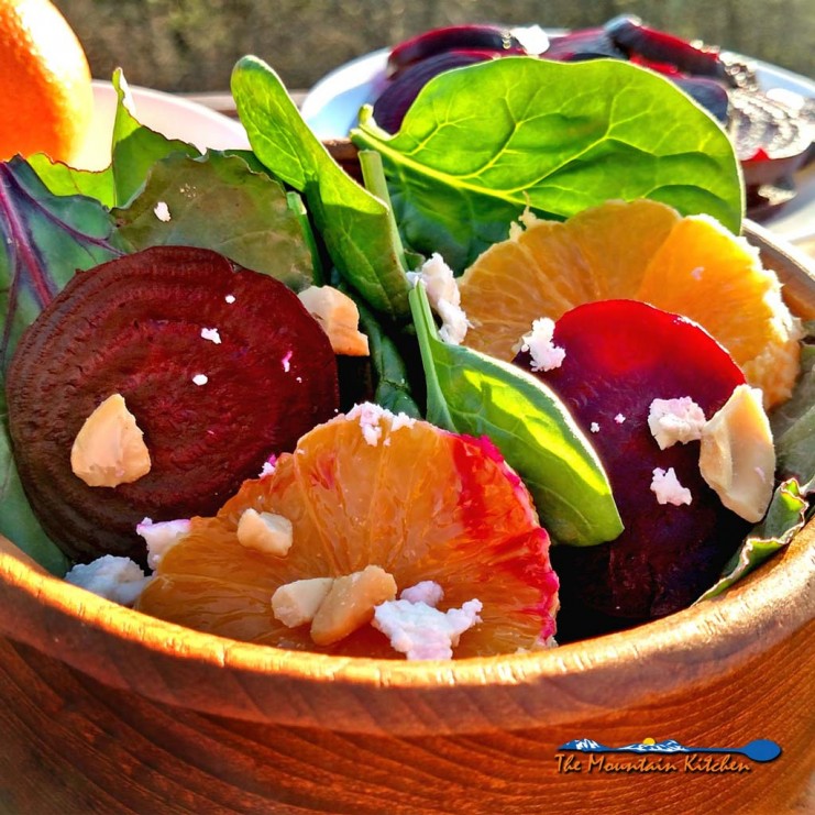 roasted beet citrus salad