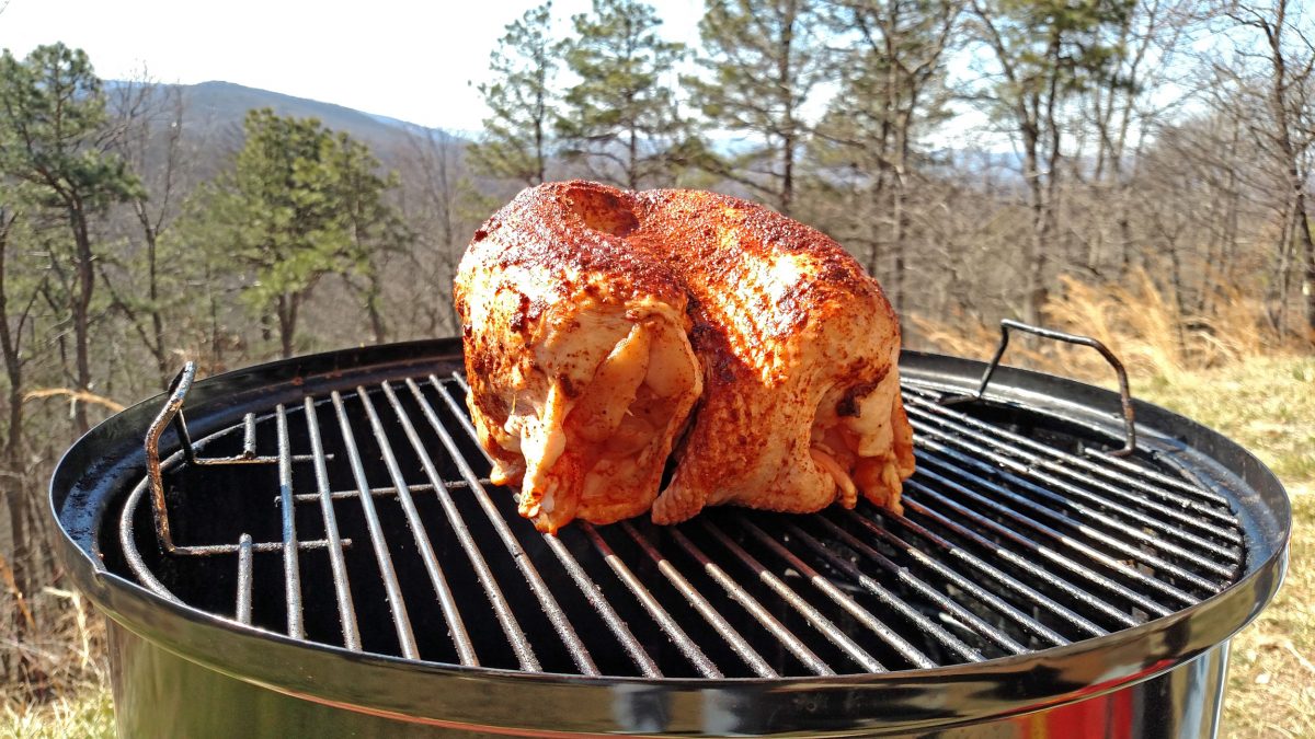 turkey breast on smoker
