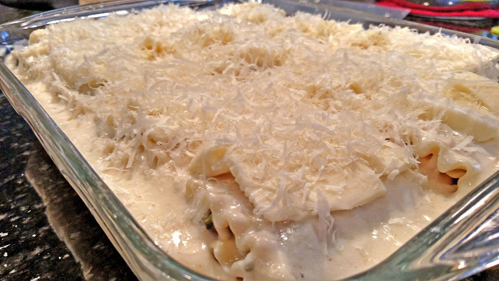 rollatini covered with cheese