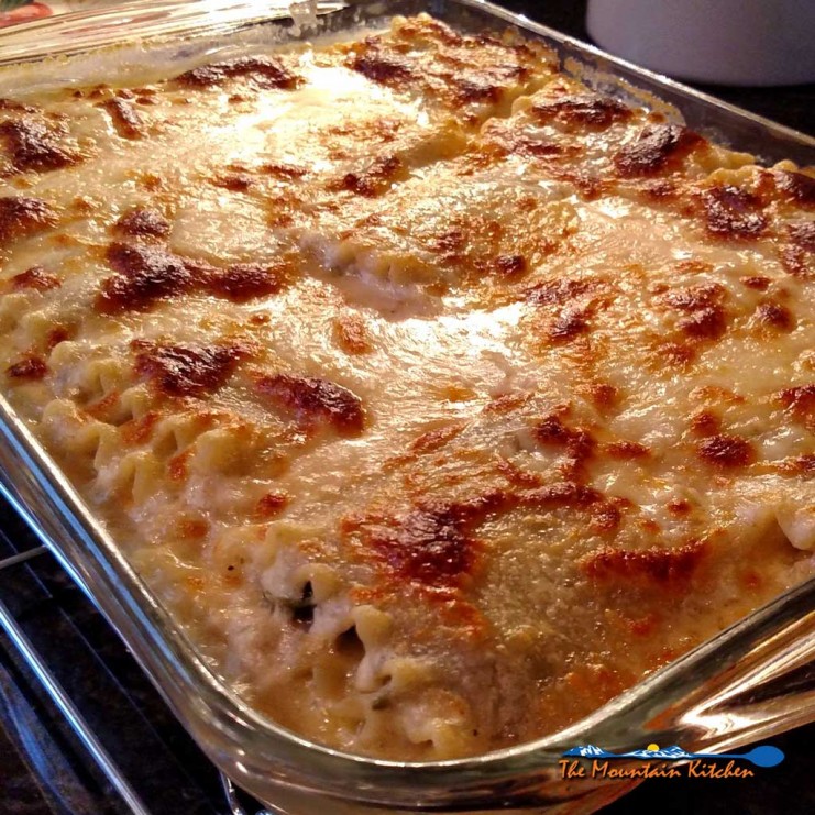 Spinach Artichoke and Mushroom Rollatini