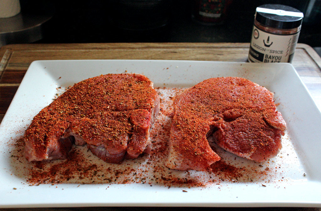 seasoned pork chops