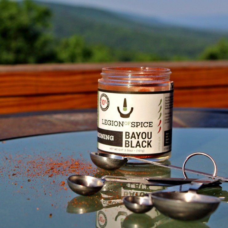 This week I will be sharing recipes using the Legion of Spice Bayou Black Cajun Rub & Seasoning. Then on Friday, June 17th, 2016, we will offer you a chance to win your very own jar of this spice rub!