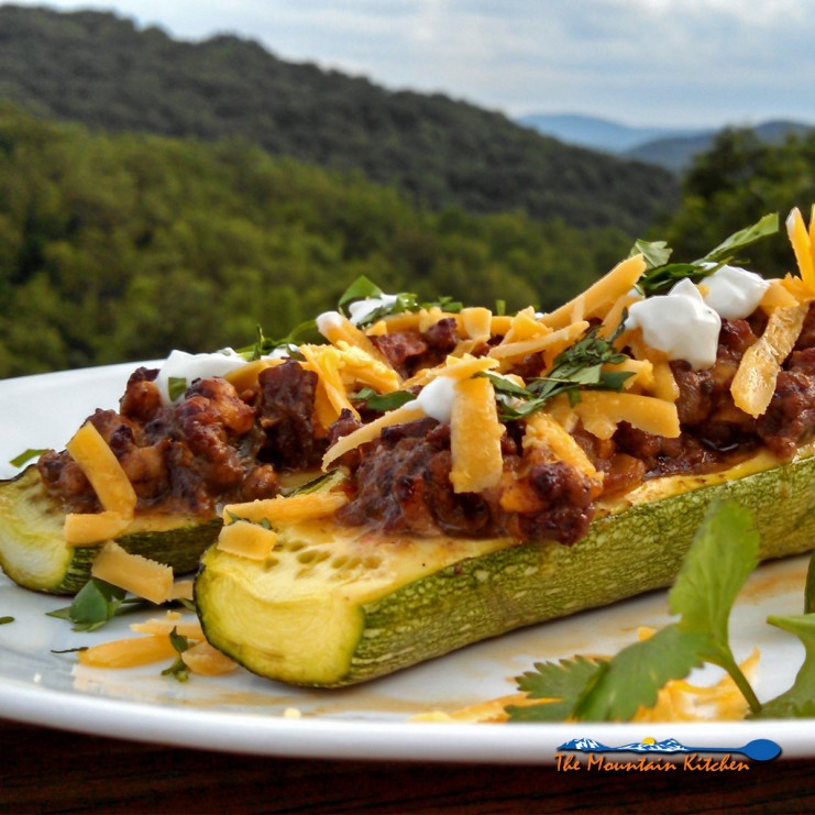 low-carb mexican zucchini boats