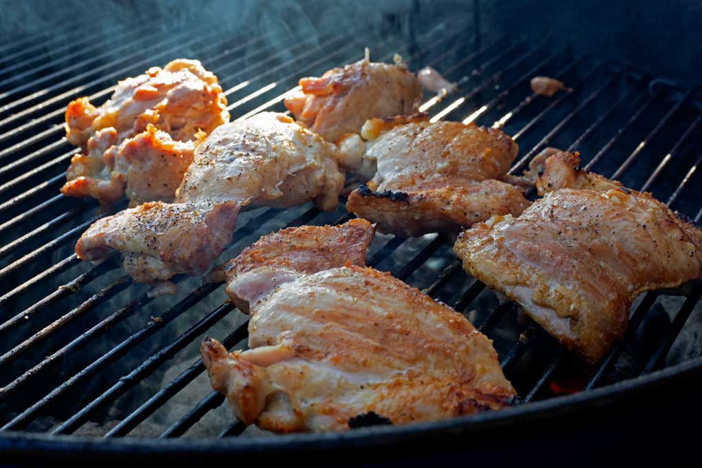 grilling chicken thighs