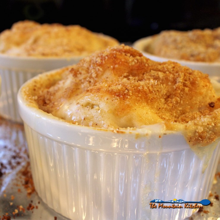 individual cauliflower gratins
