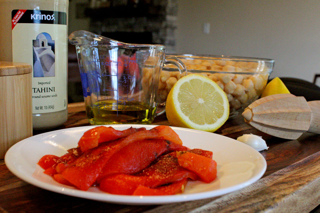 ingredients to make hummus