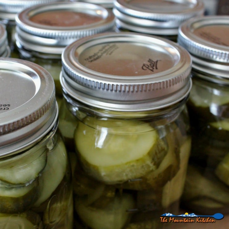 sweet pickles in jars from sweet pickle recipe