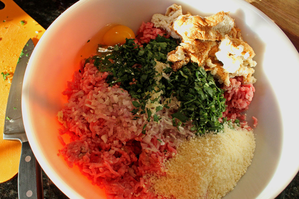 ingredients in mixing bowl