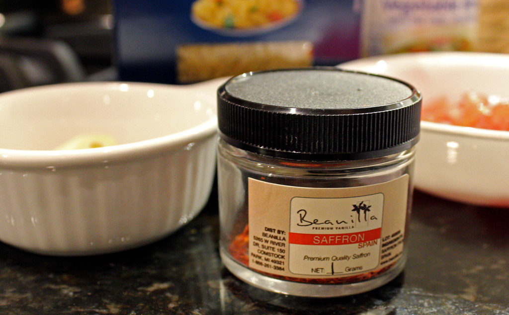 jar of saffron