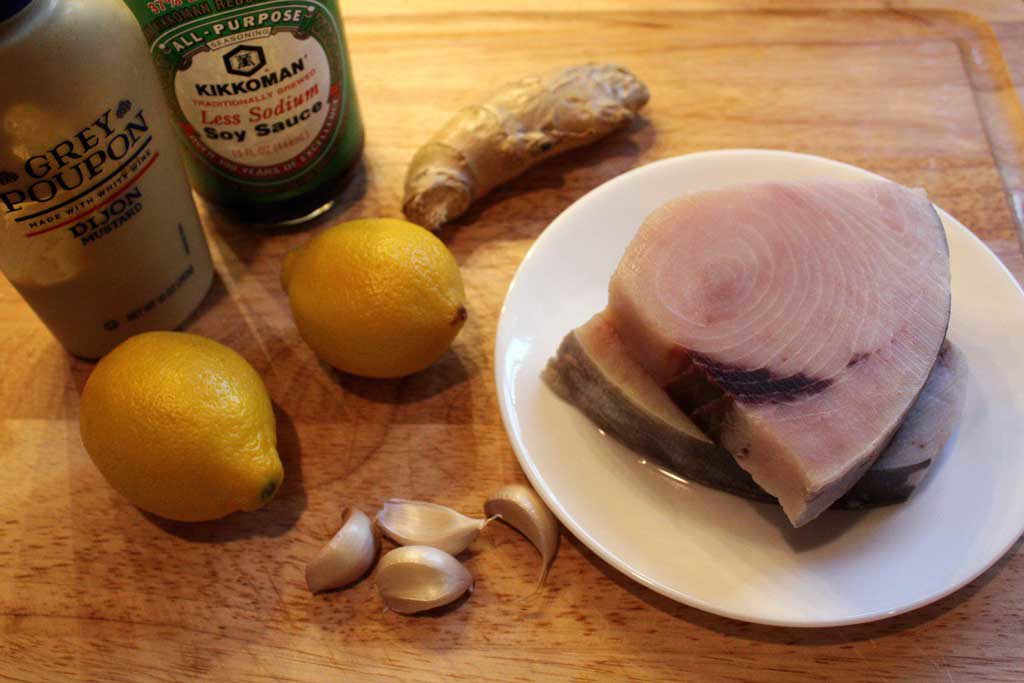 Swordfish is swimming steak! This simple yet elegant Asian-inspired grilled Indonesian swordfish has rich, bold flavor cooked right at home on your grill. | TheMountainKitchen.com