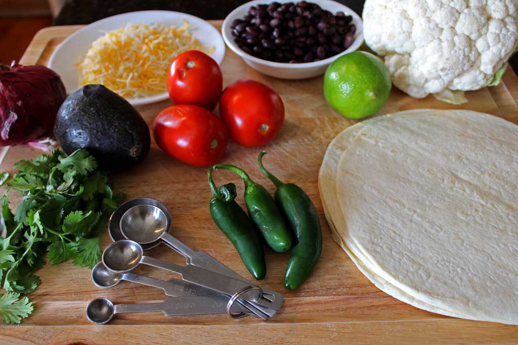 gathered ingredients