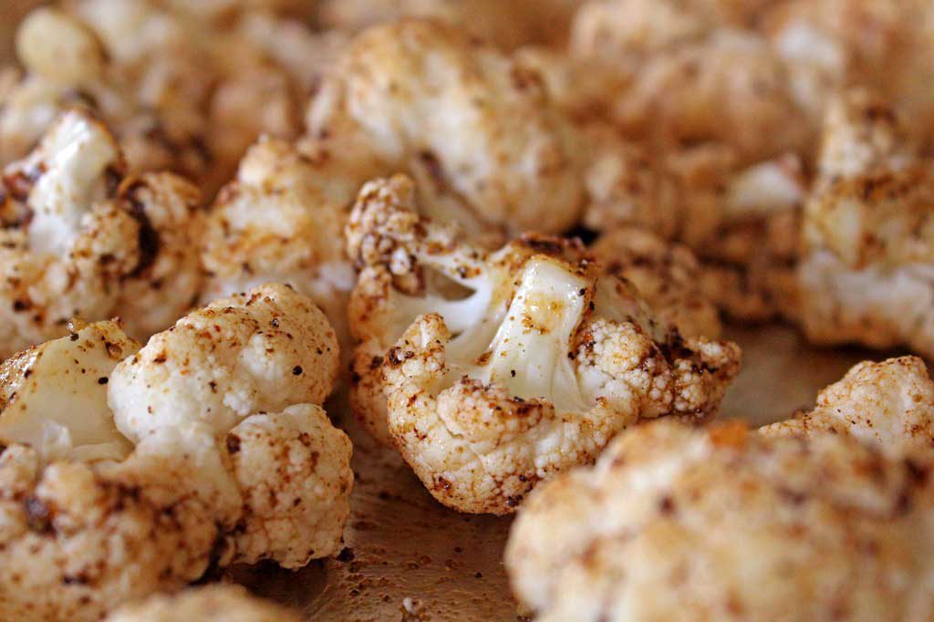 seasoned cauliflower