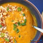 Roasted Pumpkin Soup With Almonds and Sage