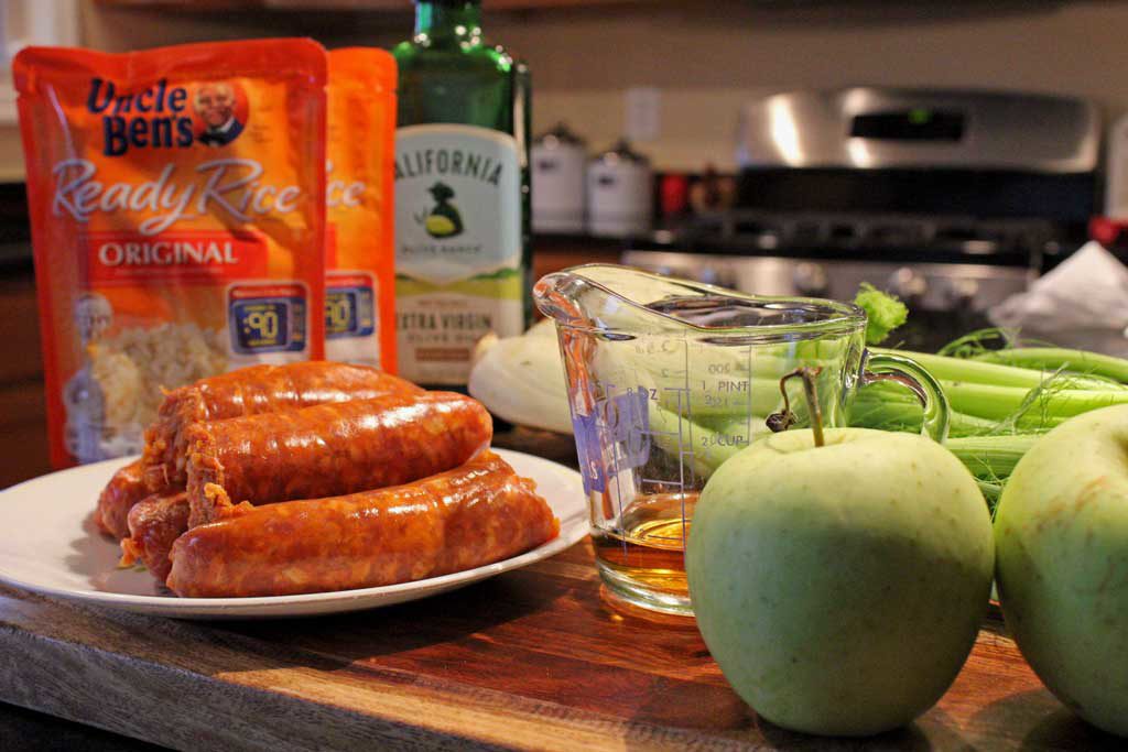 ingredients to make sheet pan dinner