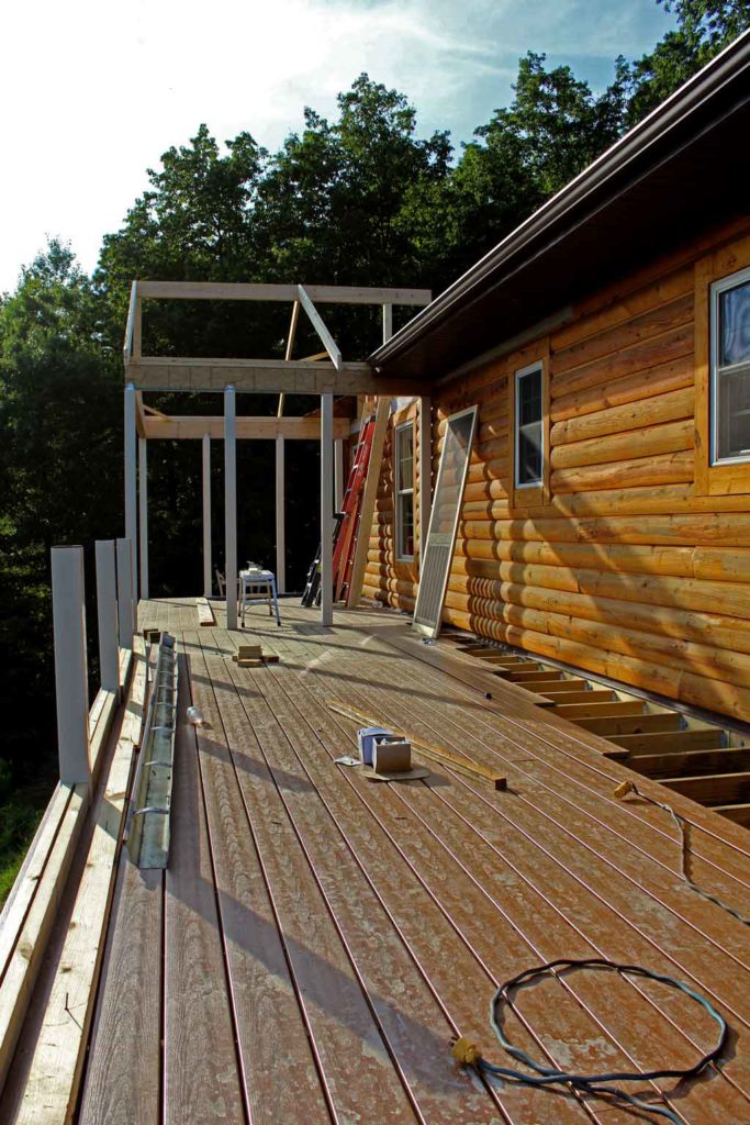The Spivey Deck Project 2017: Sharing before and after shots and a video tour! We look forward to using our new outdoor space for many years to come! | TheMountainKitchen.com