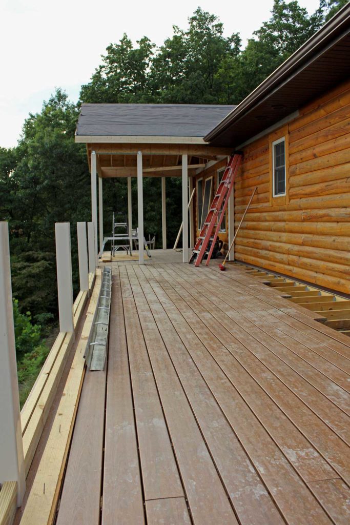 The Spivey Deck Project 2017: Sharing before and after shots and a video tour! We look forward to using our new outdoor space for many years to come! | TheMountainKitchen.com