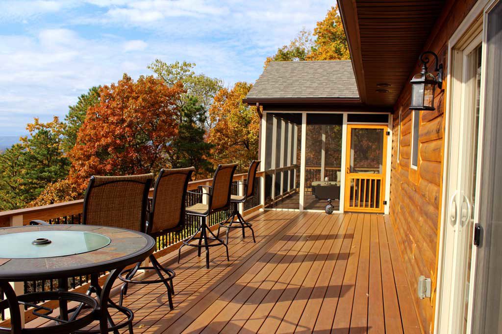 The Spivey Deck Project 2017: Sharing before and after shots and a video tour! We look forward to using our new outdoor space for many years to come! | TheMountainKitchen.com