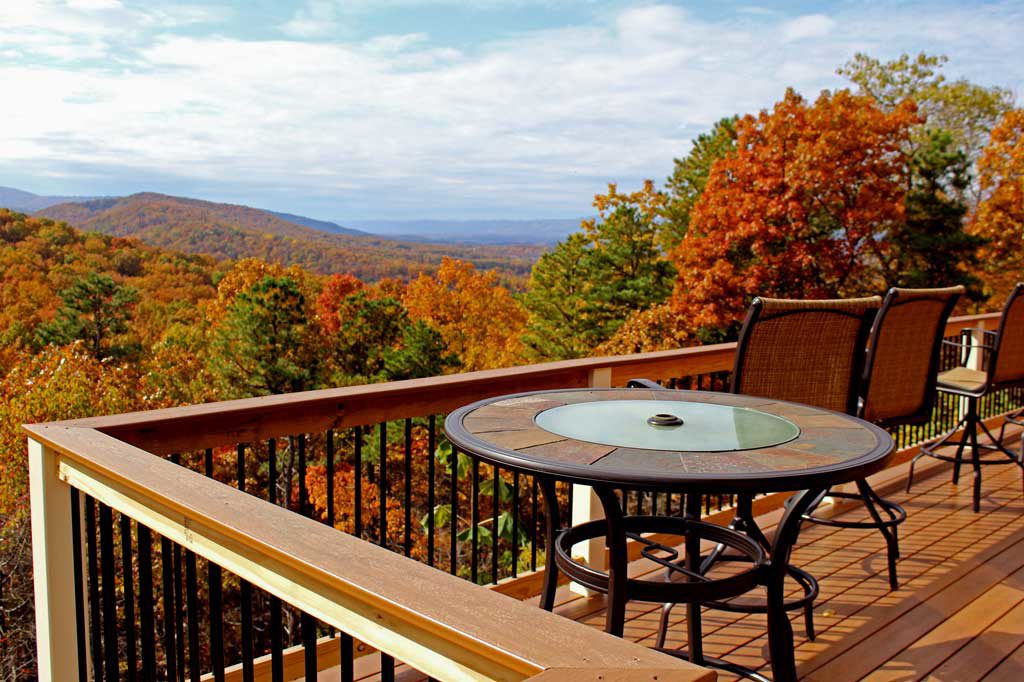 The Spivey Deck Project 2017: Sharing before and after shots and a video tour! We look forward to using our new outdoor space for many years to come! | TheMountainKitchen.com