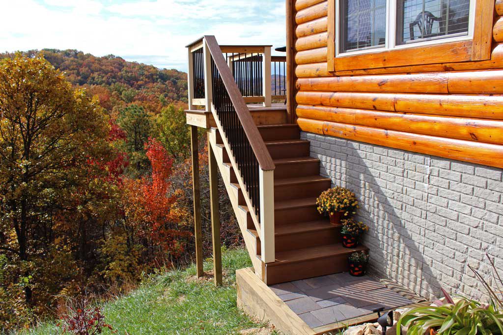 The Spivey Deck Project 2017: Sharing before and after shots and a video tour! We look forward to using our new outdoor space for many years to come! | TheMountainKitchen.com