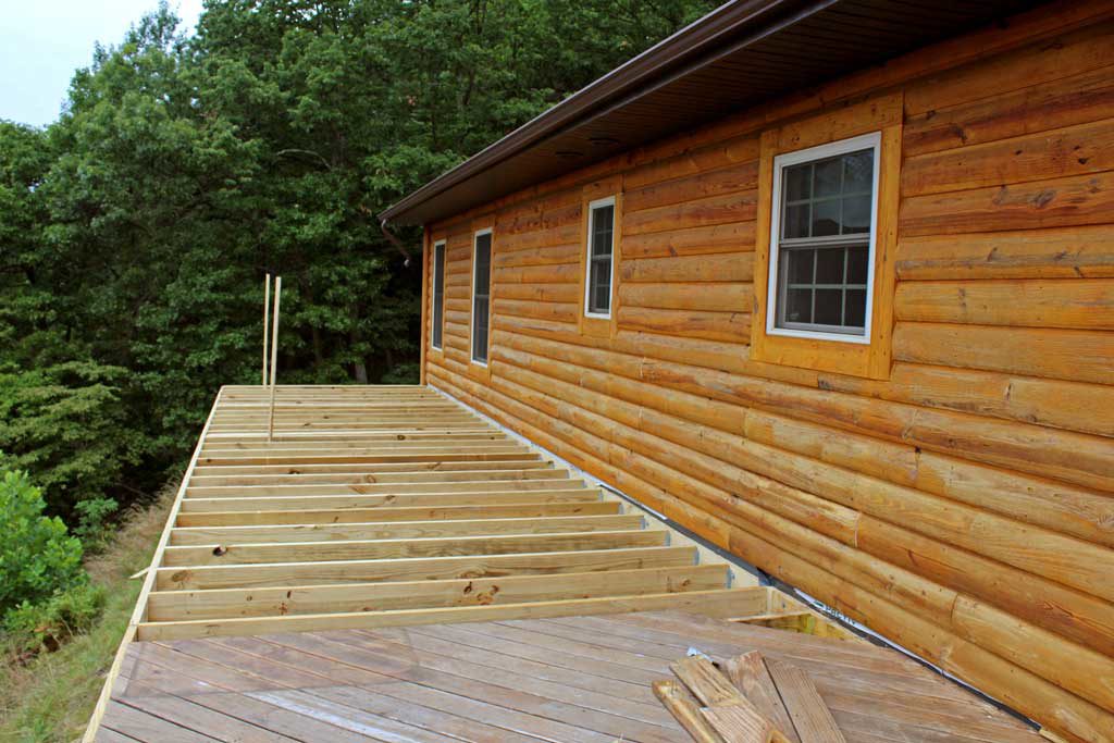 The Spivey Deck Project 2017: Sharing before and after shots and a video tour! We look forward to using our new outdoor space for many years to come! | TheMountainKitchen.com