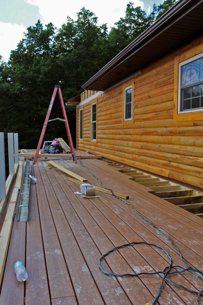 The Spivey Deck Project 2017: Sharing before and after shots and a video tour! We look forward to using our new outdoor space for many years to come! | TheMountainKitchen.com