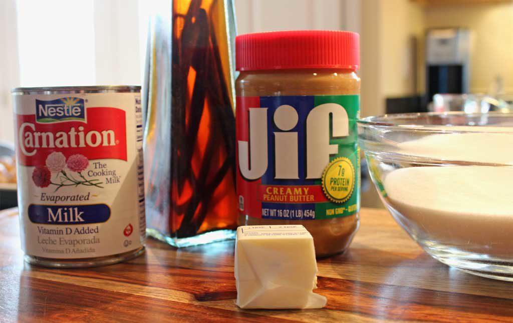 With only a few simple ingredients you can make rich, smooth and creamy melt in your mouth peanut butter fudge. Simply delicious fudge in minutes! | TheMountainKitchen.com