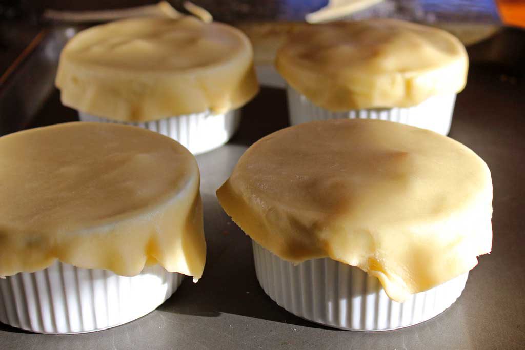 pot pies in ramakins