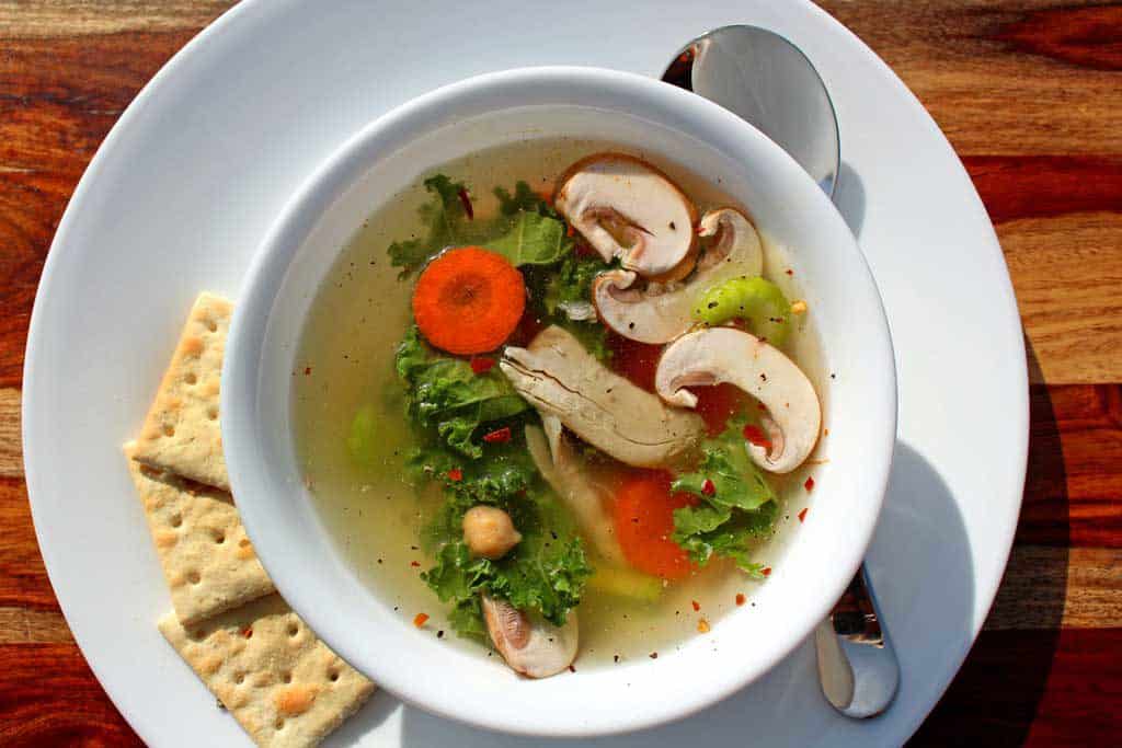Immunity soup is brimming to the top of the bowl with nutrients and antioxidants that will help boost your immune system while keeping you healthy and warm this winter. | TheMountainKitchen.com