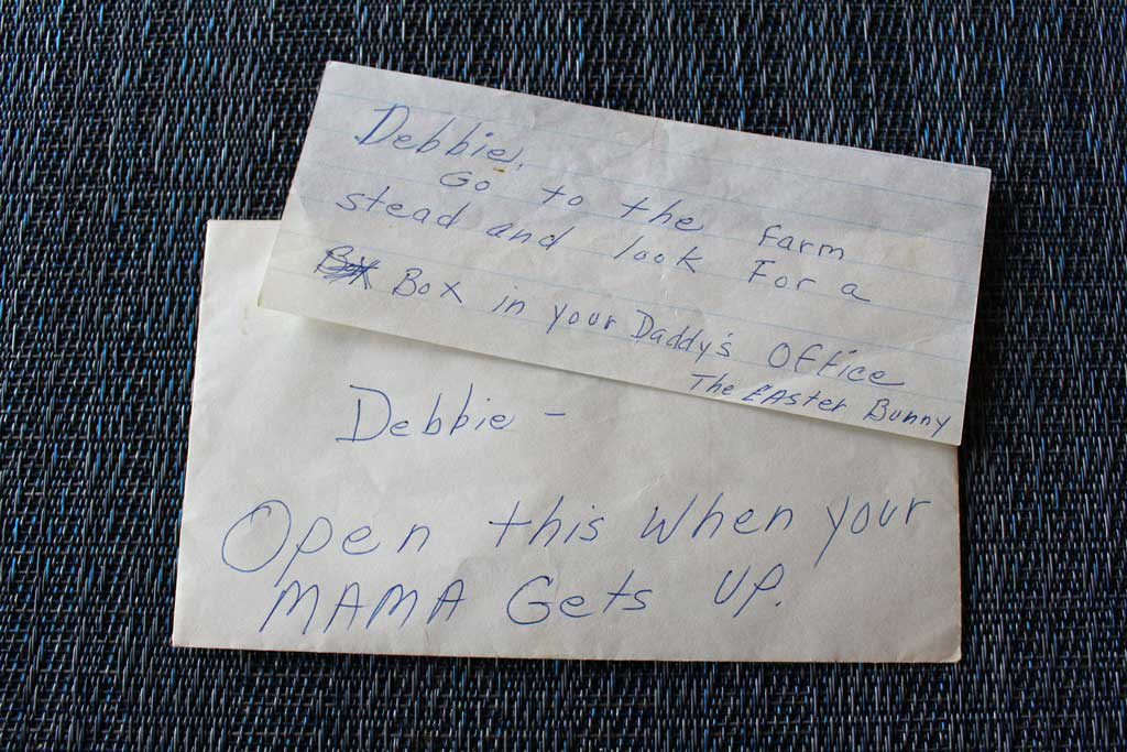 a letter from the Easter Bunny
