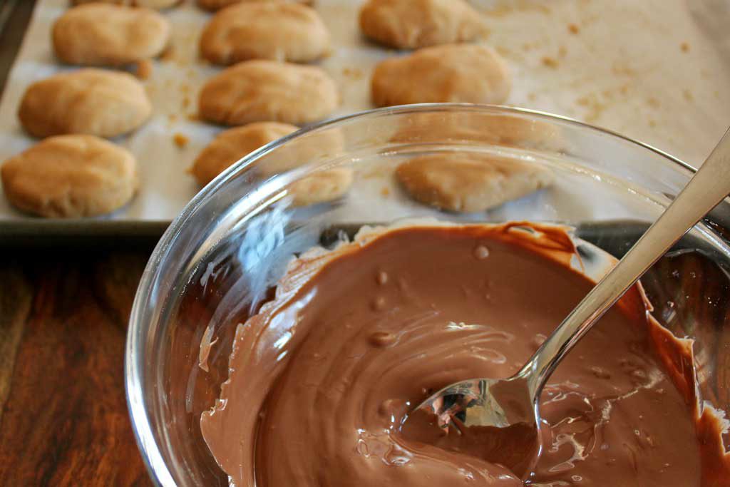 a bowl of chocolate