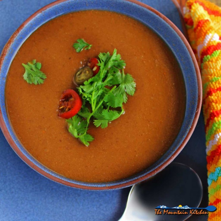 healthy crock-pot black bean soup