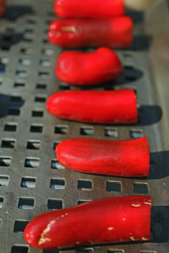 jalapenos smoking on smoker