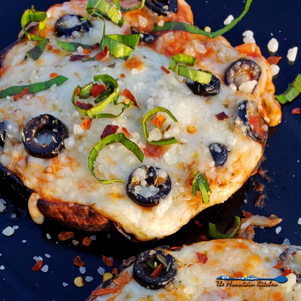 portobello mushroom cap pizzas