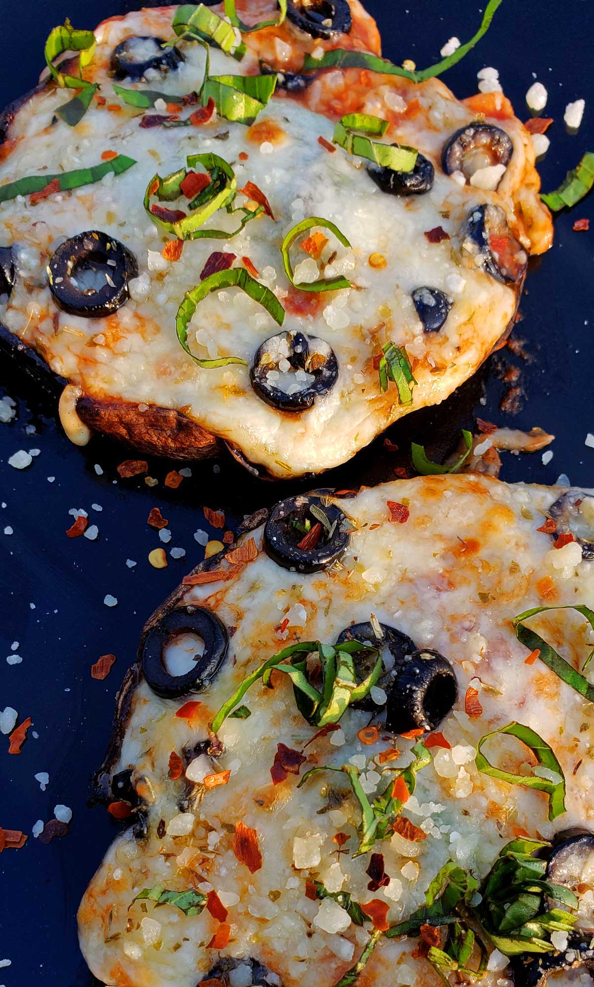 Portobello Mushroom Cap Pizzas {A Meatless Monday Recipe
