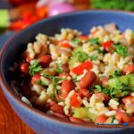 A fresh take on classic Louisiana Creole cuisine, this Red Beans and Rice Salad is a perfect side dish for your next cookout or potluck. Perfect for BBQs!