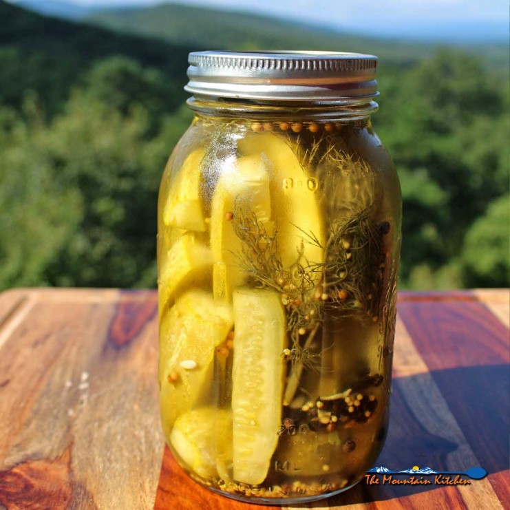 jar of dill pickles