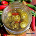Pickled Jalapenos in jar