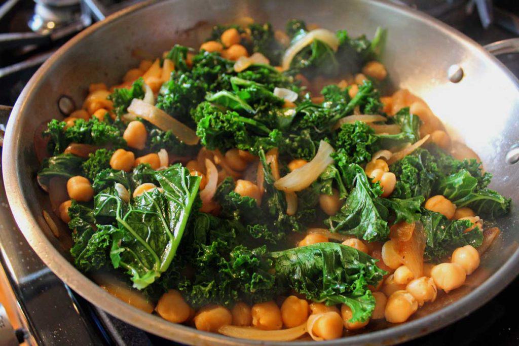 Kale Potato Mash is a new twist on classic mashed potatoes. Fluffy Dijon mashed potatoes with tender kale, red onion, chickpeas, and tangy feta cheese. Yum!