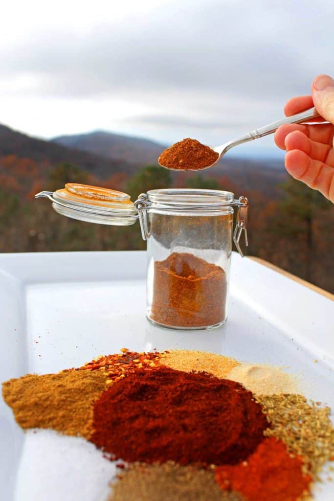 taco seasoning with mountain view