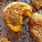 parmesan smashed potatoes