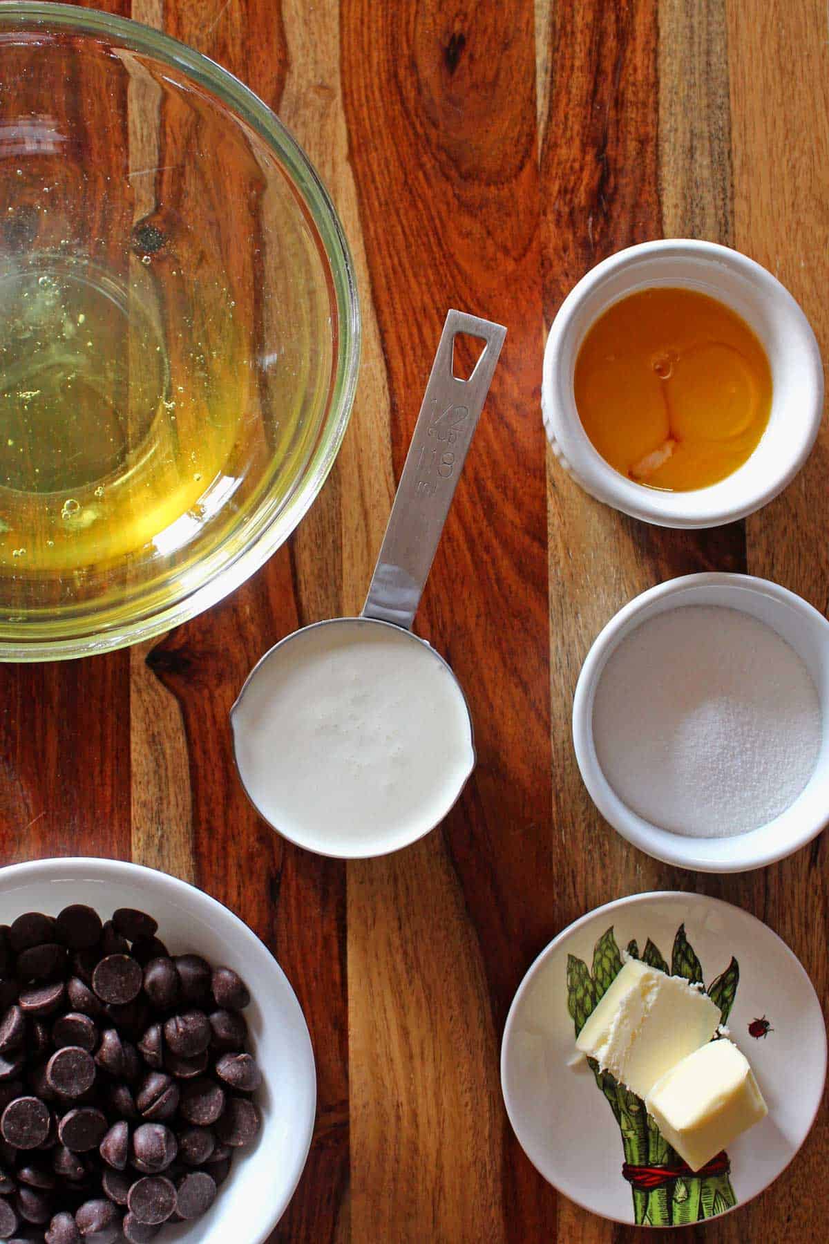 ingredients on a board