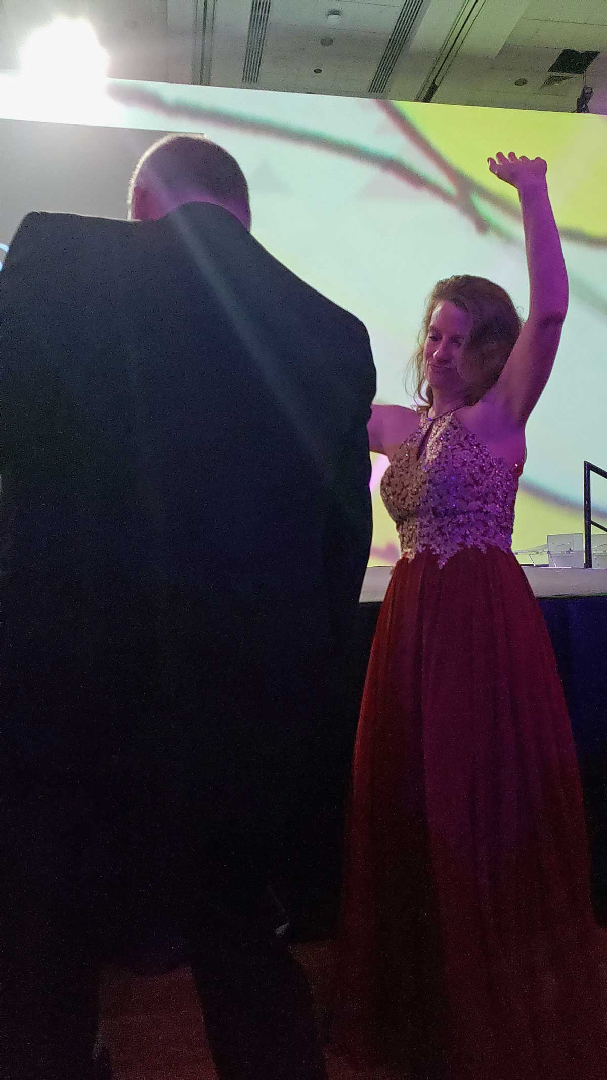 dancing at the gala