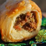 Irish Sausage Rolls are made with Irish sausage rolled in a blanket of golden brown pastry dough. A fun and tasty recipe to celebrate St. Patrick’s Day!