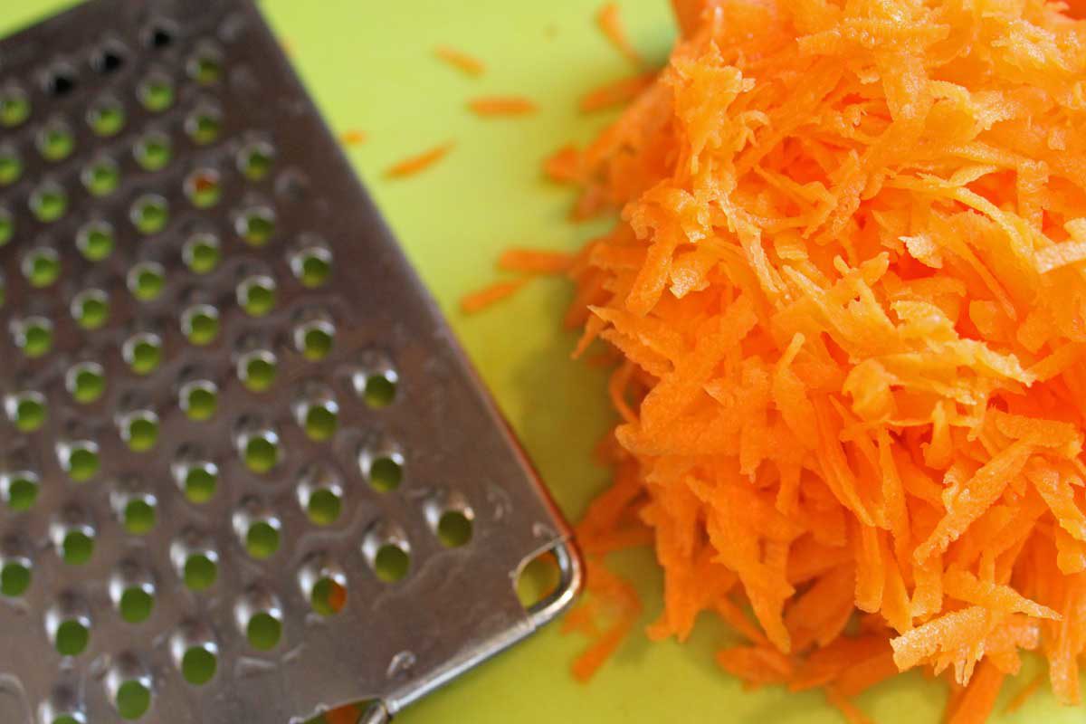 shredded carrots