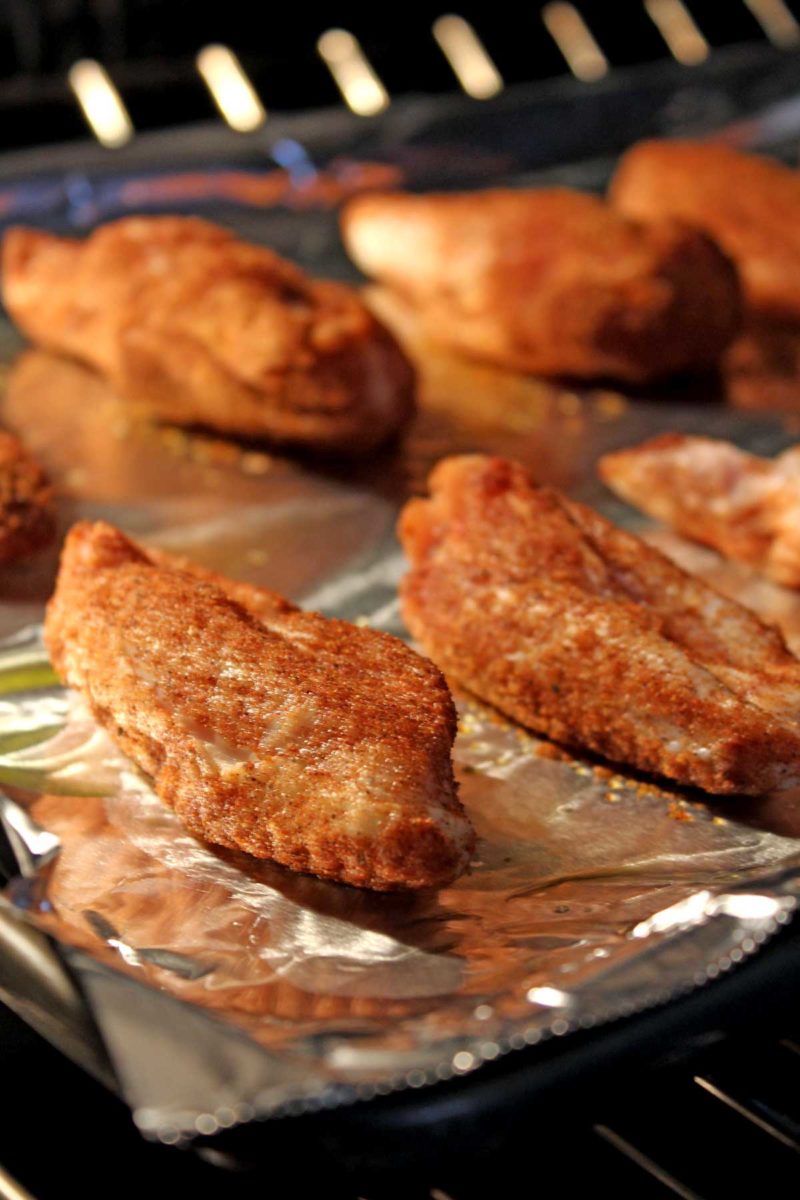 baking wings