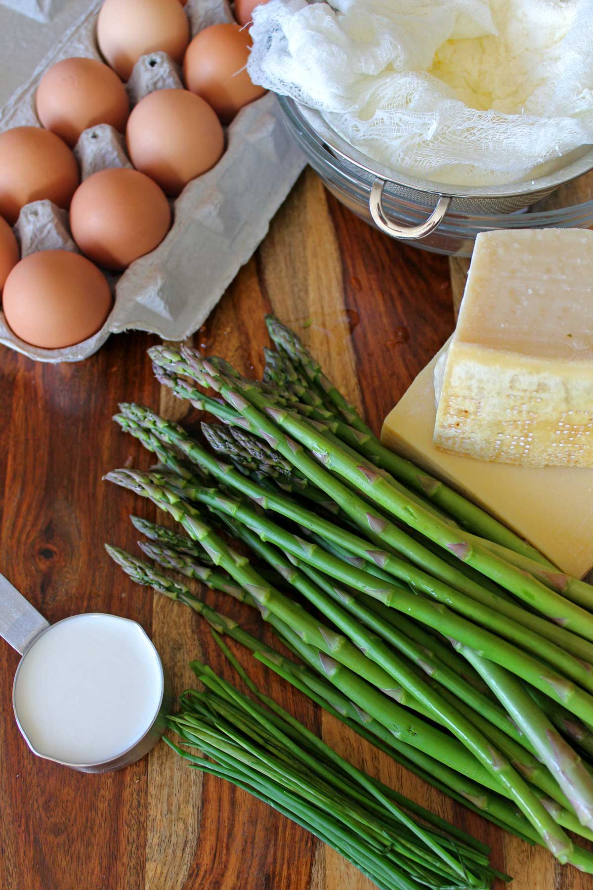 ingredients to make quiche